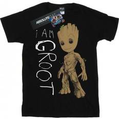 Marvel George NW2 Guardians Groot Scribbles Adult Black Printed T-Shirt