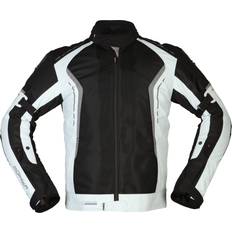 Multicolore Blousons de moto Modeka Khao Air, veste textile imperméable couleur: Noir/Gris Clair taille: