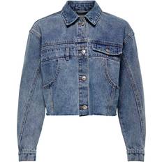 Blå - Dame - Overshirts Jakker Only Onlfilis Denimjakke