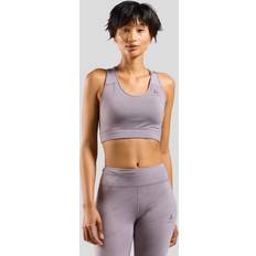 Fitness & Gym - Purple Underwear Odlo Essential Print Sports Bra Lila Frau