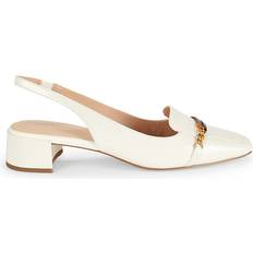 Heels & Pumps Cole Haan Women's Penley Block Heel Leather Slingback Pumps Ivory