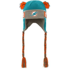 Blue Beanies Children's Clothing Outerstuff Youth Boys and Girls Aqua Miami Dolphins Wordmark Ears Trooper Knit Hat Aqua