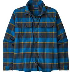 Patagonia Shirts Patagonia Canyonite Flannel Shirt Men's Cliff's Edge: Endless Blue