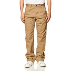 Work Pants Carhartt Men's Relaxed Fit Washed Twill Dungaree Pant, Dark Khaki, X 34L