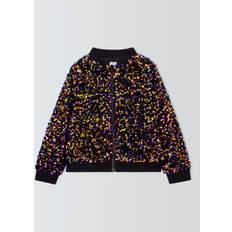 John Lewis Kids' Sequin Bomber Jacket, Multi