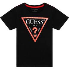 Boys' Big Organic Cotton Short Sleeve Classic Logo T-Shirt - Noir