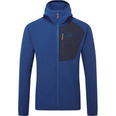 Shroud Hooded Jacket Fleecejacka Färg blå