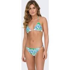 Only Vrouw Badkleding Only Alleen Bikini Top - Groen