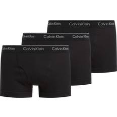 Calvin Klein Mens Cotton Trunk 3 Pack - Black