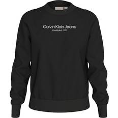 Calvin Klein Logo Sweatshirt Black