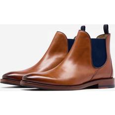 Men's Andante Leather Mens Chelsea Boots Brown