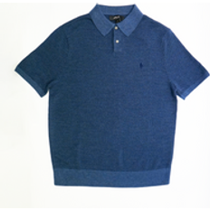 Polos Polo Ralph Lauren RLX Merino Short Sleeve Sweater Navy Combo