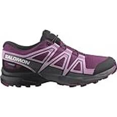 Salomon Speedcross Climasalomon wasserdichte Unisex Kinder-Wander- und Laufschuhe, Präzise Passform, Grip, Praktischer Komfort, Plum Caspia