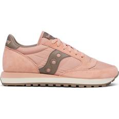 Suede Running Shoes Saucony Saucony Originals Jazz Original Women's Classic Shoes Mauve/Brown
