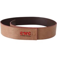White - Women Belts Costume National logo leather fashion waist belt belts beige -size