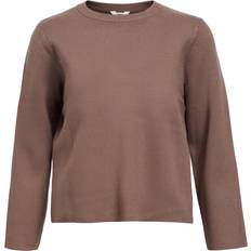 Object Reynard Long Sleeved Knitted Pullover - Morel