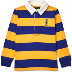 Jungen - Mehrfarbig Poloshirts Polo Ralph Lauren Kids Sweatshirt mit Polokragen in Senf, Größe