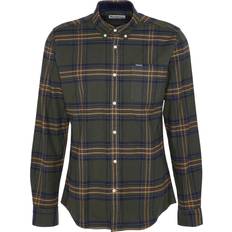 Barbour Herr Skjortor Barbour Portdown Tailored Check herrskjorta grön, Grön