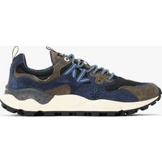 Flower Mountain Shoes Flower Mountain x Barbour Yamano Trainers In Navy Olive Mens