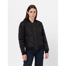 Dickies Women Jackets Dickies Quilted Bomber Jacket Black