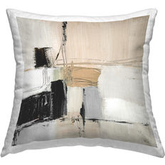 Organic Complete Decoration Pillows Organic Collage Decorative Printed Throw Pillow Design 18" H x 18" W x 7" D Complete Decoration Pillows White, Black, Gray, Beige, Brown (45.72x45.72cm)