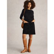 Skirts White Stuff Melody Cord Skirt 12, BLK PR