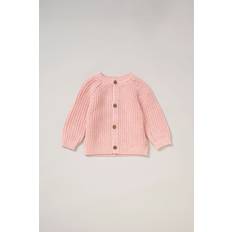 Cardigan with Embroidery Back Detail Dusty Pink 6-12