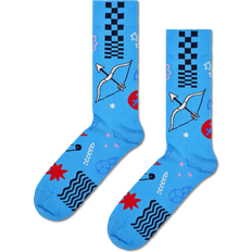 Herr - Turkosa Strumpor Happy Socks Sagittarius Zodiac Sock - Blue Pattern