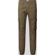Calvin Klein Grøn Bukser & Shorts Calvin Klein Skinny Ripstop Cargo Pants Grey 28NI