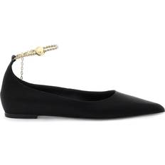 Groen - Vrouw Ballerina's Ferragamo Flats - Black