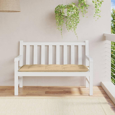 Tekstil Havebænke Havemøbler vidaXL Cushion Non-slip Outdoor Seat Pad 47.2" x 19.7" x 2.8" - Melange Beige Garden Bench
