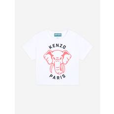 Kenzo Vêtements pour enfants Kenzo Girl's Classic Animal & Logo-Print T-Shirt, 6M-2 WHITE