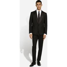 Dolce & Gabbana Homme Costumes Dolce & Gabbana Single-breasted Tuxedo Suit Man Suits And Blazers Black