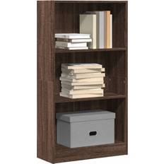 vidaXL 857809 Brown Oak Bokhylla 109cm