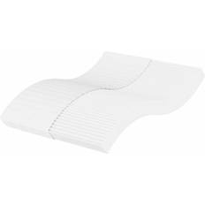 Polyether Matrassen vidaXL Schuimmatras Hardheid H2 H3 140x220 cm Wit