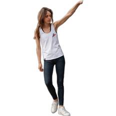 Ekologiskt material Linnen Snap Astro Fit Linne - White