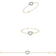 Diamanter Armbånd Henrik Ørsnes Design Karat Guld Armbånd med Hvidguldsvedhæng og Brillanter 0,24 Carat W/SI