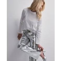 Boxy Long Sleeve T-shirt - White