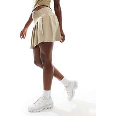 Puma Dam Kjolar Puma Classics Beige, veckad minikjol-Naturlig