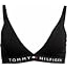 Tommy Hilfiger Black Bras Tommy Hilfiger Triangel-BH, bügellos, Logo-Unterbrustband, für Damen, schwarz