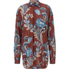 Floral - Woman Shirts Etro Etro-Floral Foliage Shirt Camicie Multicolor-Donna 44IT