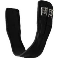 Neopreno Sillas y Accesorios Horze Preformed neoprene dressage girth with elastic band Samara Noir