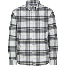 Jack & Jones Norris Flannel Long Sleeve Shirt Grå
