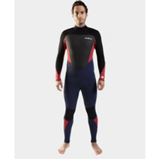 Red Wetsuits Gul Response 5/3mm Back Zip Wetsuit in Navy & Red