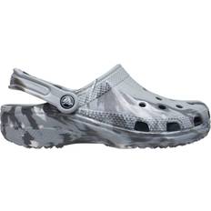 Syntet Träskor Crocs Classic Marbled Clog Light Grey Sandals
