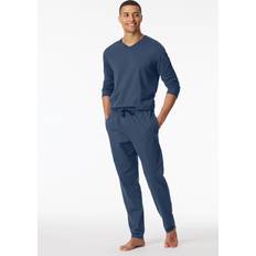 Schiesser Hosen & Shorts Schiesser Herren, Pyjama, Hose lang, Blau