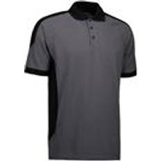 Herren - Silbrig Poloshirts ID Identity POLOSHIRT PRO SILVER GREY