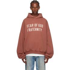 Fear of God Fear of God ESSENTIALS Burgundy Heavyweight Hoodie CRIMSON