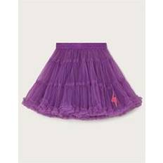 Skirts Monsoon Girls Layered Net Skirt Purple, Purple, Age: 11-12 Years, Women age: 11-12 YEARS