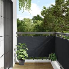 Insynsskydd balkong vidaXL Insynsskydd för Balkong Antracit 600x75 cm PVC